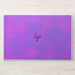 Stylish Storm cloud effect in Blue Pink HP Laptop Skin
