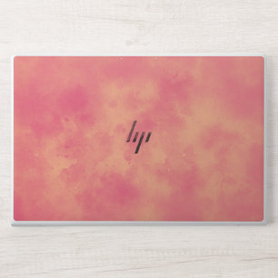 Stylish Storm cloud effect in Peach  HP Laptop Skin
