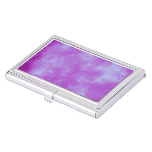 Stylish Storm cloud effect In Purple Business Card Case