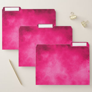 Stylish Storm cloud effect pattern Pink File Folder
