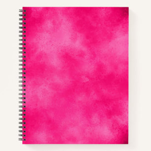 Stylish Storm cloud effect pattern Pink Magenta Notebook