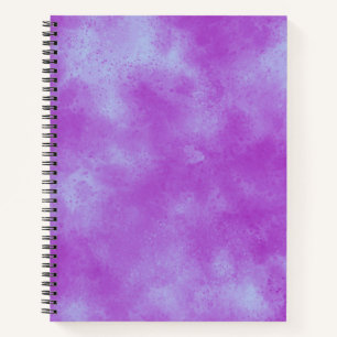 Stylish Storm cloud effect pattern purple Notebook