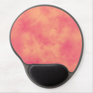 Stylish Storm cloud effect  Peach  Gel Mouse Pad