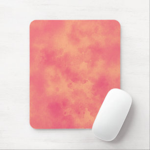 Stylish Storm cloud effect   peach Mouse Pad