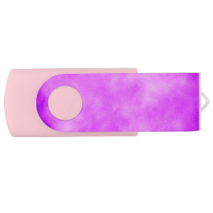 Stylish Storm cloud effect Purple Flash Drive