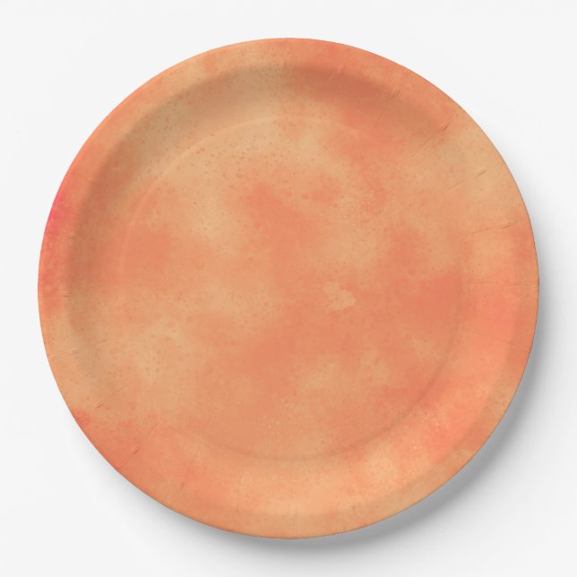 Stylish Storm cloud effect Tropical  Paper Plates (Front)