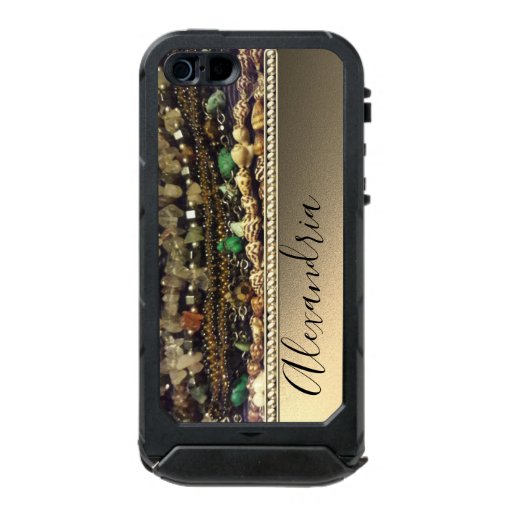 Stylish Stringed Beads Crystals and Shells      In Waterproof Case For iPhone SE/5/5s