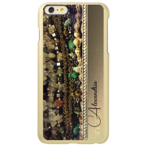 Stylish Stringed Beads Crystals and Shells Incipio Incipio Feather Shine iPhone 6 Plus Case