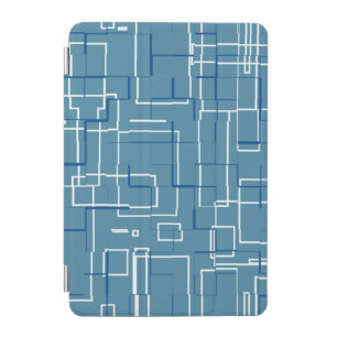 Stylish Subdued Blue Pattern iPad Mini Cover