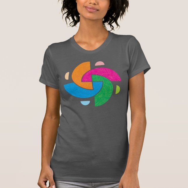 Stylish Swastika - India Art T-Shirt (Front)