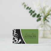 Stylish Swirl :: Business Card (Standing Front)