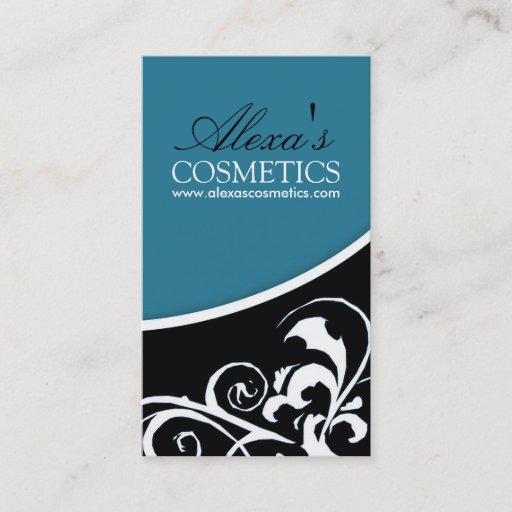 Customizable Stylish Swirl :: Business Card