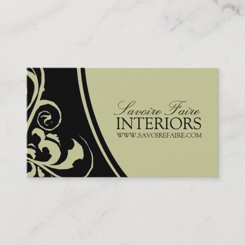 Stylish Swirl :: Business Card
