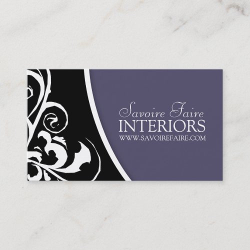 Stylish Swirl :: Business Card