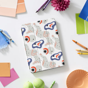 Stylish Swirls and Curbs Abstract Pattern iPad Pro Cover