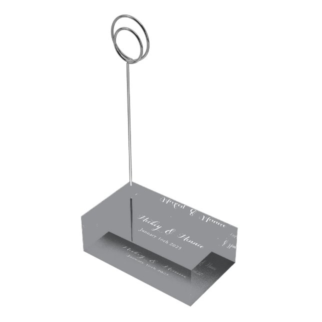 Stylish Table Card Holder for Wedding Décor (Corner)