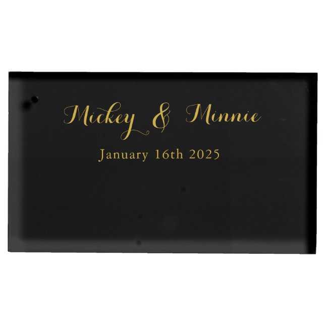 Stylish Table Card Holder for Wedding Décor (Front)