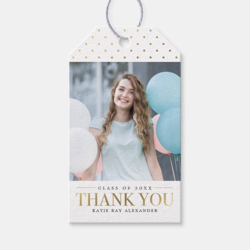 Stylish Tag Graduation Favor Tag