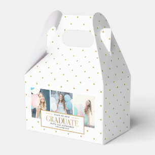 Stylish Tag Graduation Party Favor Box