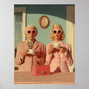 Stylish Tea Time Duo Poster