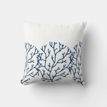 Stylish Teal Blue Coral Pattern - Ocean Theme