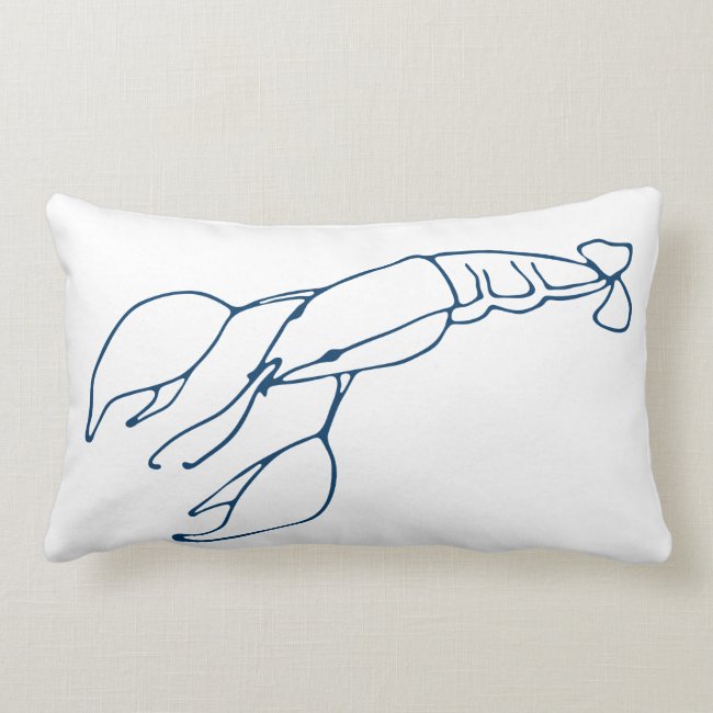 Stylish Teal Blue Lobster - Nautical / Ocean Theme