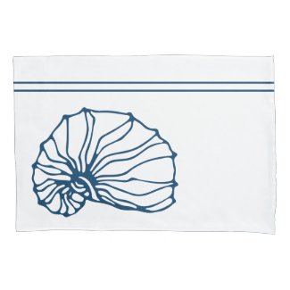 Stylish Teal Blue Seashell - Ocean Theme