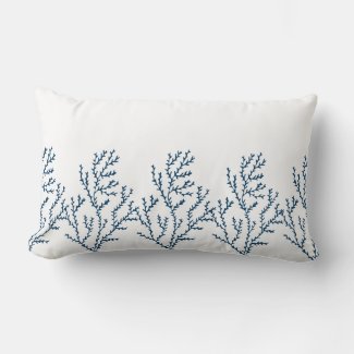 Stylish Teal Blue Seaweed Pattern - Ocean Theme