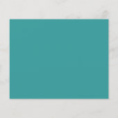 Stylish Teal Green Dandelion Tri-Fold Flyers (Back)