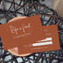 Stylish Terracotta Refer a Friend Referral Card