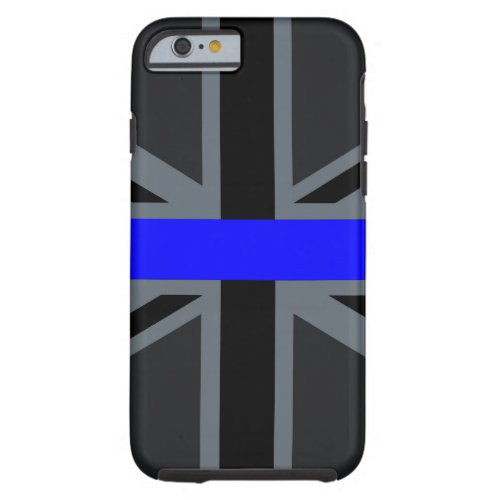 Stylish Thin Blue Line Union Jack Tough iPhone 6 Case