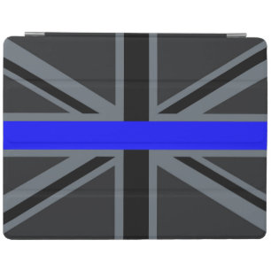 Stylish Thin Blue Line Union Jack iPad Smart Cover