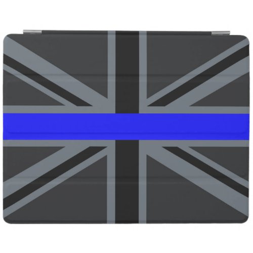 Stylish Thin Blue Line Union Jack iPad Smart Cover