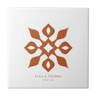 Stylish Thoughtful Wedding Gift Ceramic Tile