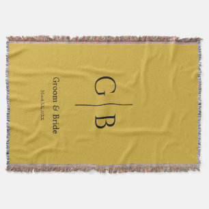 Stylish Throw Blanket for Wedding Favors