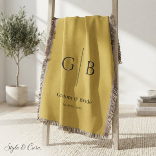 Stylish Throw Blanket for Wedding Favors