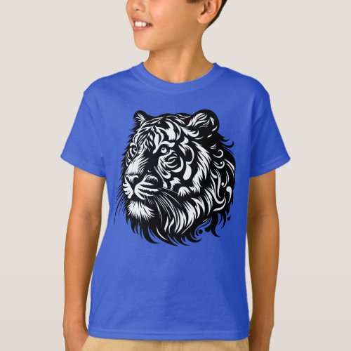 Stylish Tiger Design T_Shirt