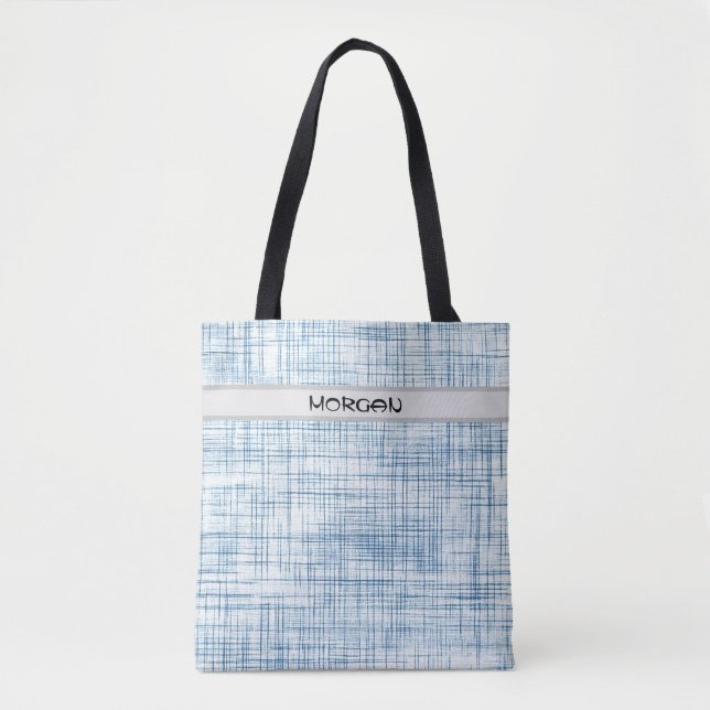 Stylish Tote Bag with Custom Name (Front)