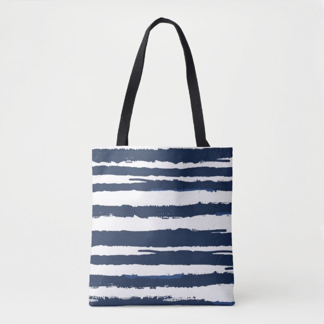 Stylish Tote Bag with Decorative Pattern (Front)