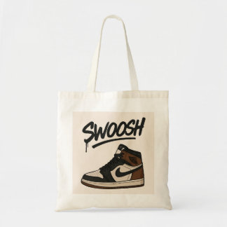Stylish Tote Bag with Sneaker Illustration