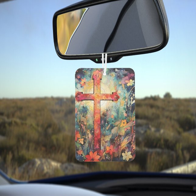 Stylish Touch of Serenity: Fresh Scents Cross Air Freshener (Creator Uploaded)
