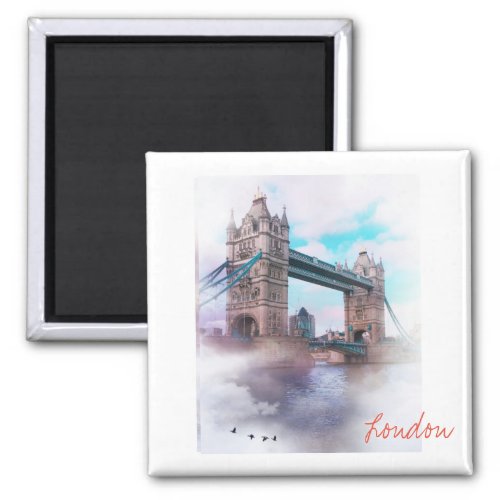 Stylish Tower Bridge London UK Magnet