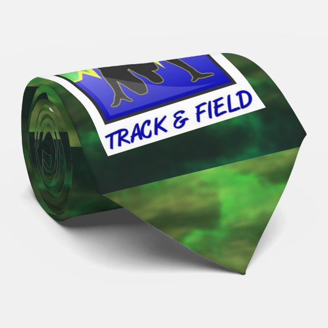 Stylish Track & Field Running Neck Tie (Rolled)