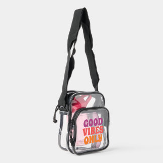 Stylish Transparent Carryall Clear Crossbody Bag