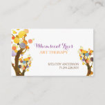 Stylish Trees Therapist Business Appointment Cards at Zazzle