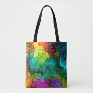 Stylish, Trendy and Colorful Abstract Tote Bag