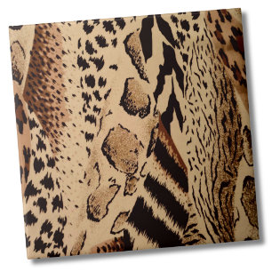 Stylish Trendy Animal Print Ceramic Tile