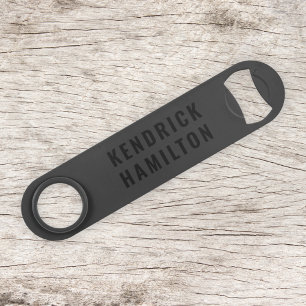 Stylish Trendy Black Out Modern Minimalist Simple  Bar Key