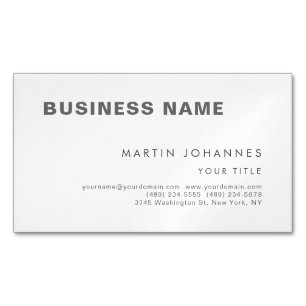 Stylish Trendy Black & White Business Card