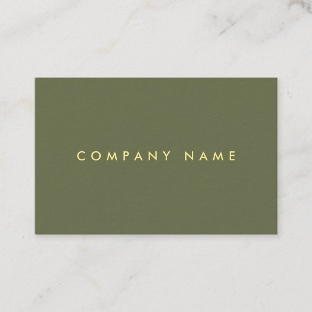 Stylish Trendy Color Template Luxury Professional Business Card (Front)